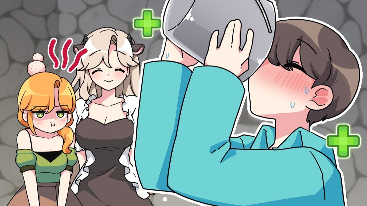 Кашель, кашель... Дай мне немного молока, пожалуйста BubblePlanet Anime