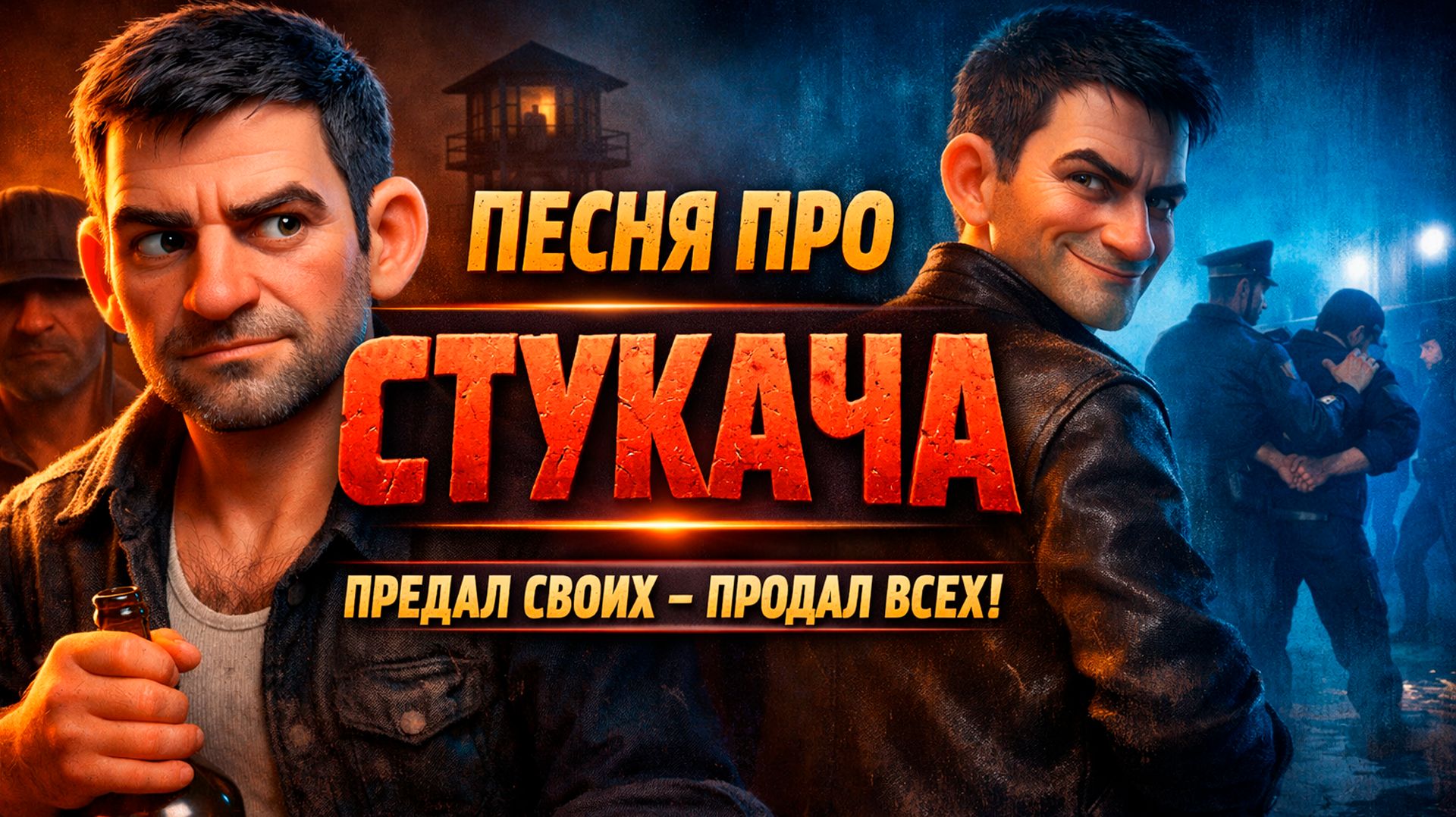 "Песня про стукача" - ОН СДАЛ ВСЕХ… История предательства | В.С.Высоцкий мультфильм в 3D