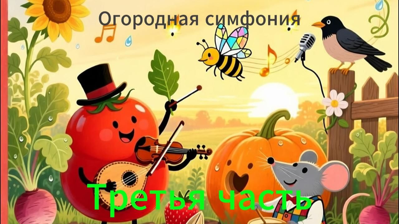 Огородная третья Песенка Алексей Лукшин Детская музыка Добрая сказка Слушать детям Учить детей