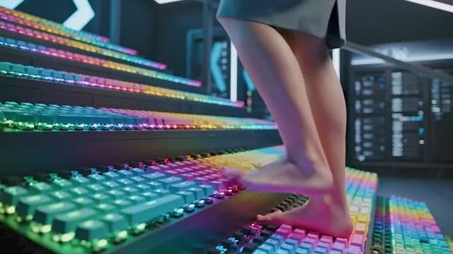 По какой лестнице вы бы осмелились пройти? ультра-расслабляющая, удивительно приятная ASMR-анимация