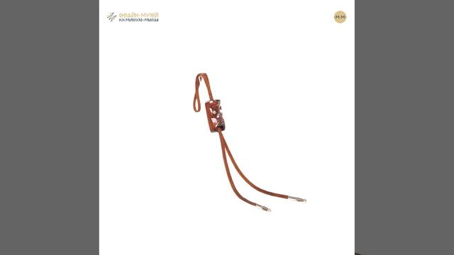 Гайтан с амулетом в виде головы предка моко Новая Зеландия 2