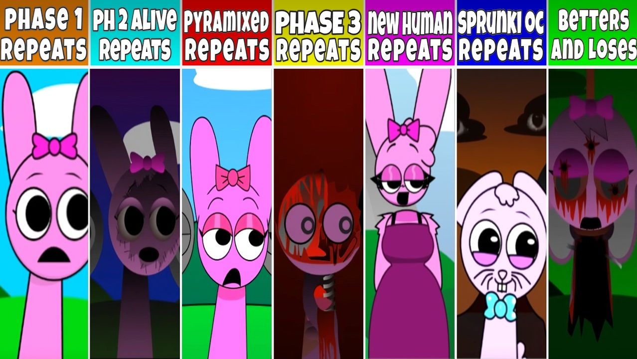 INCREDIBOX SPRUNKI: BETTERS  LOSES  ФАЗЫ 1-2-3 PYRAMIXED НОВЫЕ ЛЮДИ  И ОС  ВСЕ 