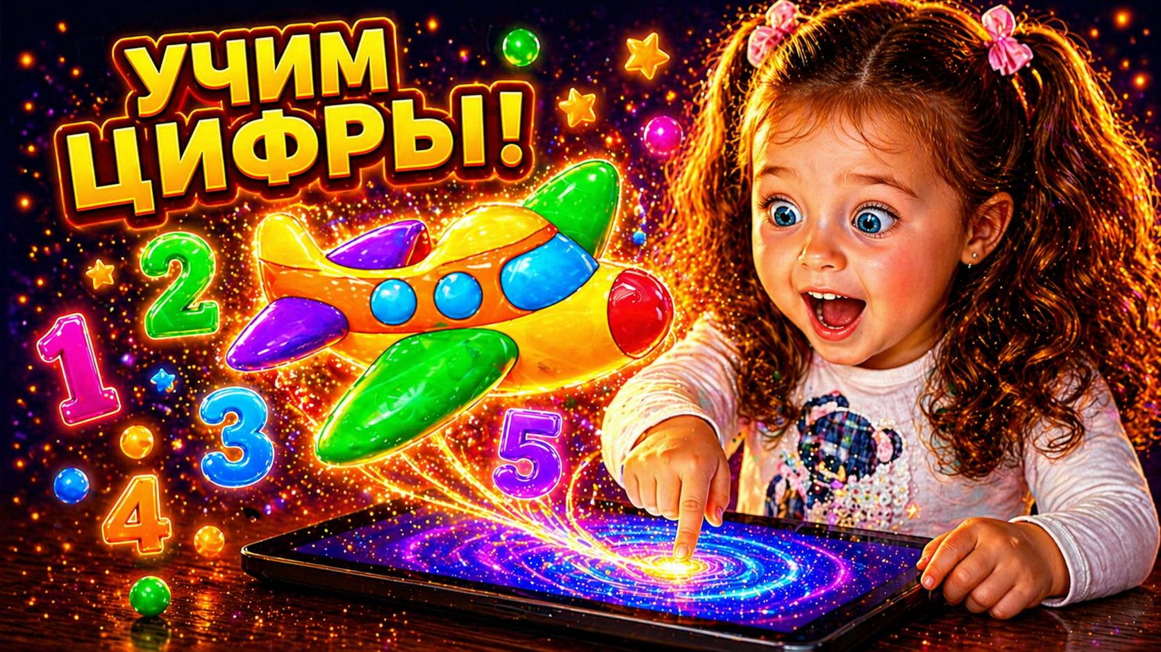  Что вылетело из планшета?  Теона нашла сюрприз!