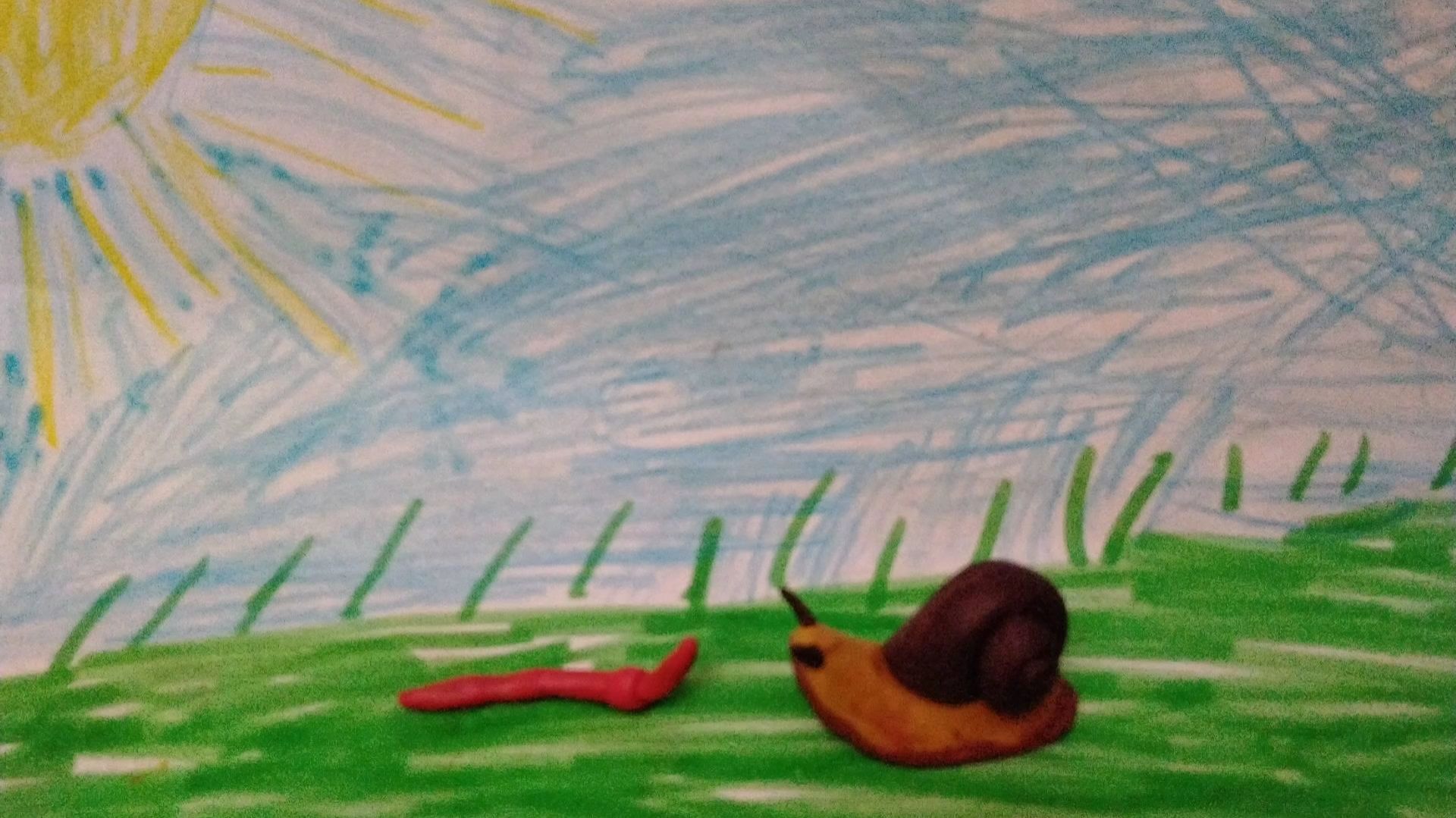 Улитка и червь