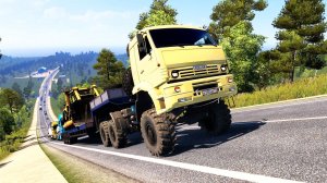 643 / ETS2 1.53 / Суровая Россия Забайкалье «R7» / КАМАЗ 65225 БАТЫР