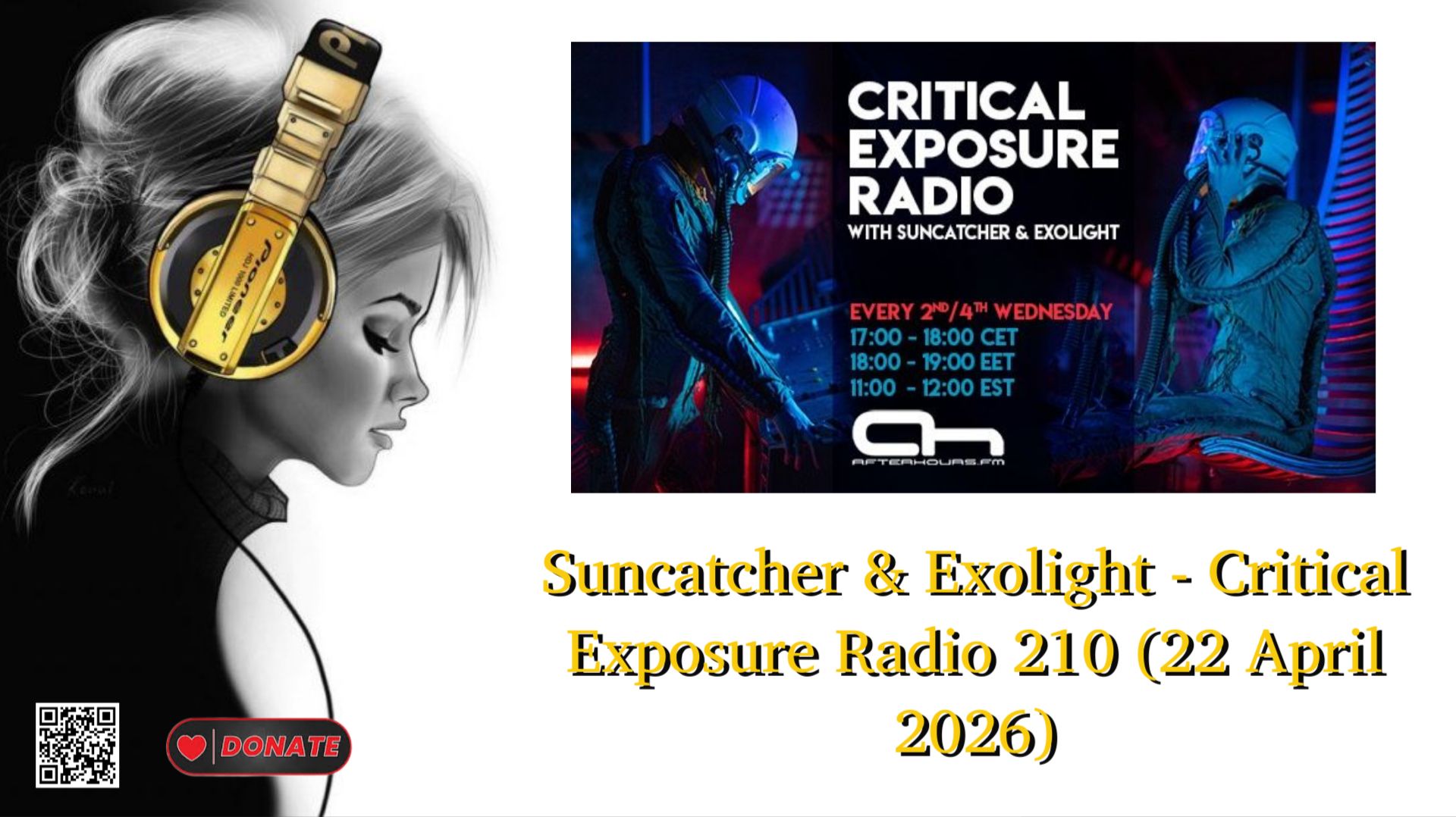 Suncatcher & Exolight - Critical Exposure Radio 210 (22 April 2026)