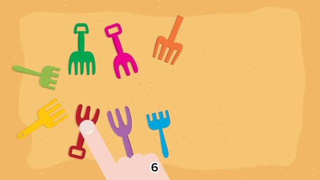 Учим цифры для самых маленьких! Учимся считать до 10 - Песочница! Развивающие мультфильмы 