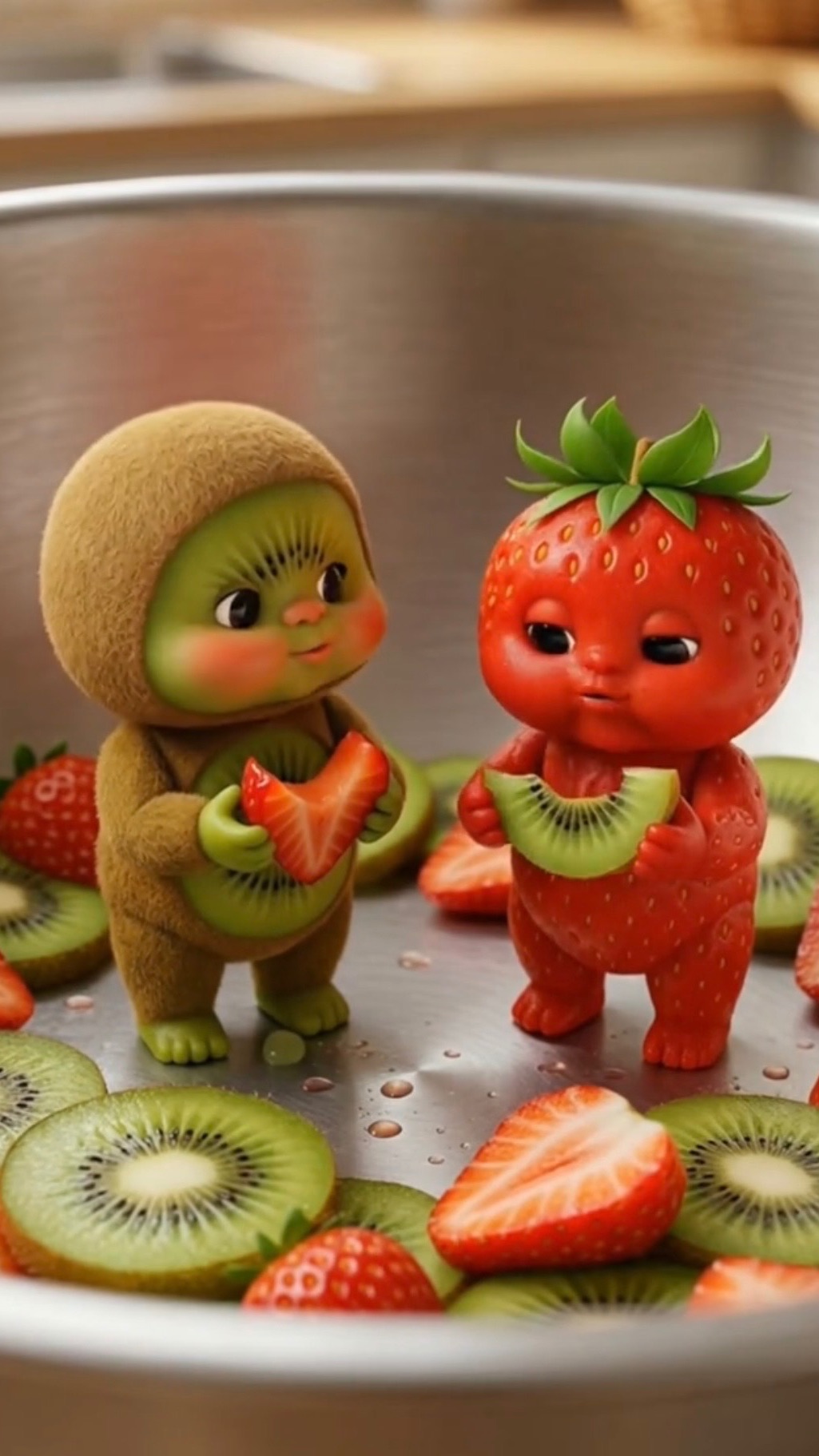 🥝 Киви и Клубничка 🍓 Милый ASMR ролик