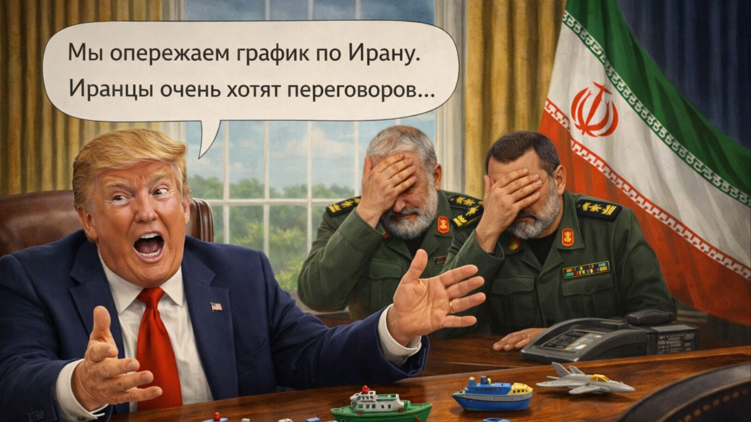 Трамп и его воображаемые переговоры с иранцами  