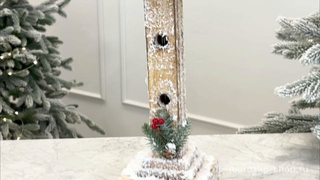 Декоративный светильник ЛАМЕШ дерево 52 см тёплый белый свет таймер батарейки ACW008000