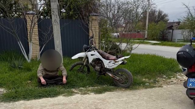 Попытка бегства не удалась: в Анапе мототранспорт остановили после преследования