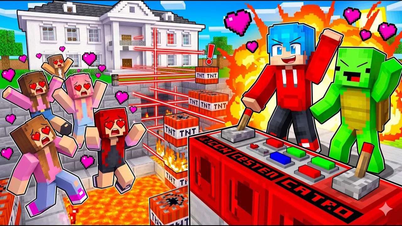 САМЫЕ СМЕРТОНОСНЫЕ ЛОВУШКИ Джей Джей и Майки против одержимых фанатов! 🚀