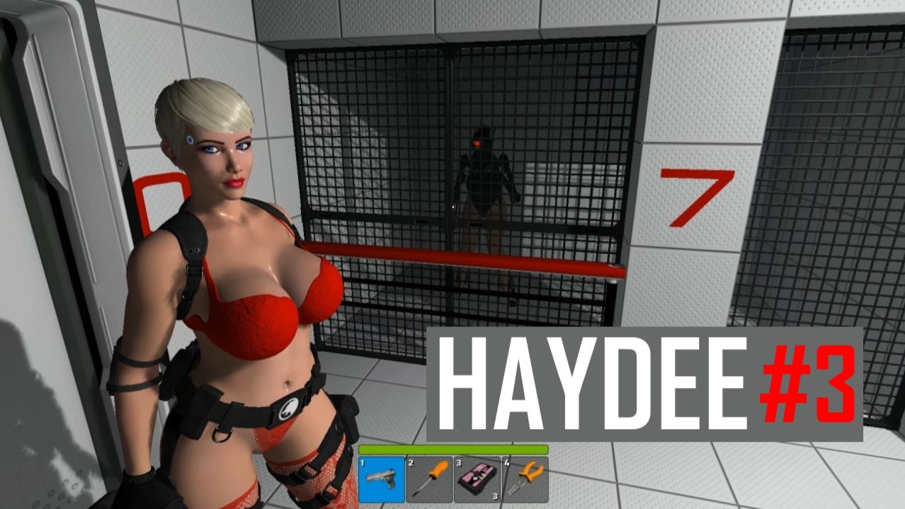Haydee. Прохождение #3.Первая красная карта