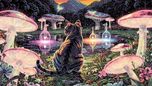 Feline Overclock ⧸⧸ Dark Minimal Techno for Unstoppable Productivity