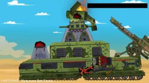 EPIC BATTLES OF BelAZ 75710 RADIOACTIVE combined with Monster soft drink - Cartoons about tank