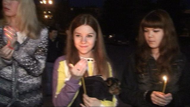 Свеча памяти, город Серпухов, Площадь администрации.