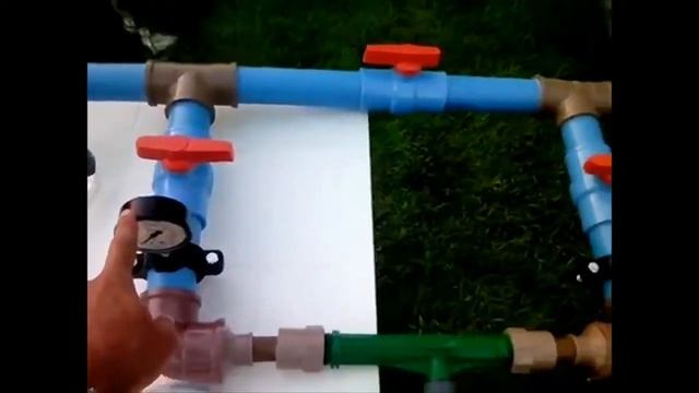 Работа узла внесения удобрений Injetor Venturi