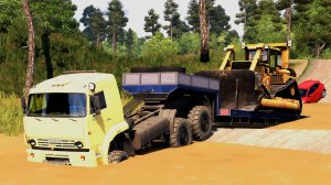 644 / ETS2 1.53 / Суровая Россия Забайкалье «R7» / КАМАЗ 65225 БАТЫР