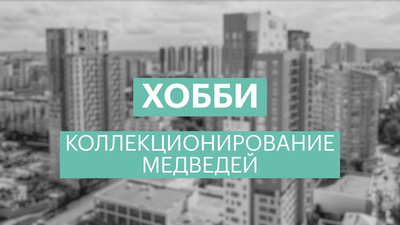 Хобби: коллекционирование медведей