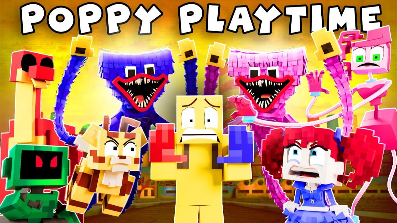Фильм POPPY PLAYTIME — анимация Minecraft
