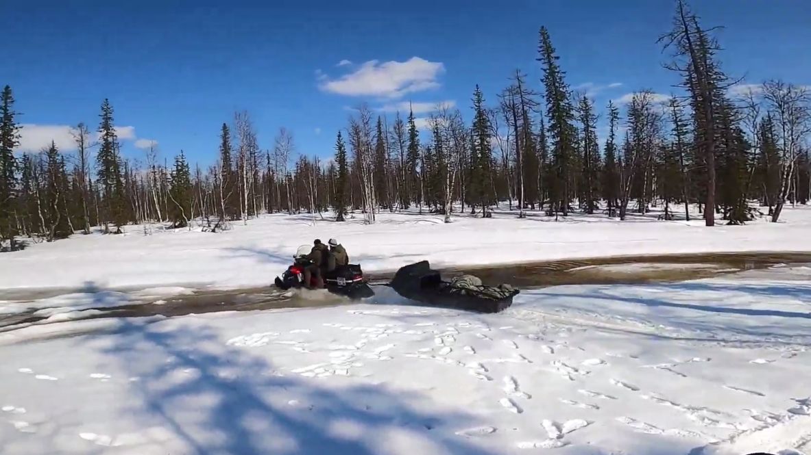 Экстрим по Русски.))) Снегоходный сезон закрыт!