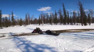 Экстрим по Русски.))) Снегоходный сезон закрыт!