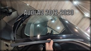 Как снять накладку/молдинг стекла на стойке Audi A3 2012-2020 год