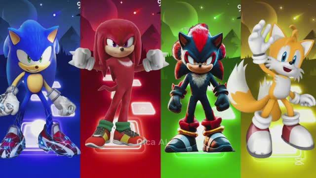 🦔 СОНИК 3 В КИНО: Кофин Дэнс Кавер! 🔥 Музыкальный драйв в Плитках Музыки! 🎹