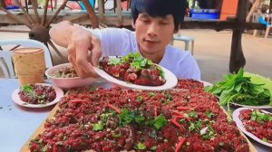 #МУКБАНГ Свежая телятина и пряные овощи! АСМР ЕДА НА КАМЕРУ ОБЖОР ОБЕД