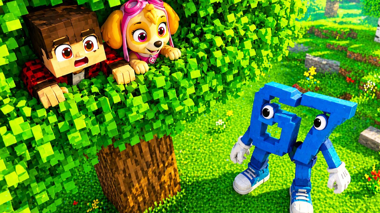  Я И СКАЙ СПРЯТАЛИСЬ В ДЕРЕВЕ ОТ СИКС СЕВЕН В МАЙНКРАФТЕ!