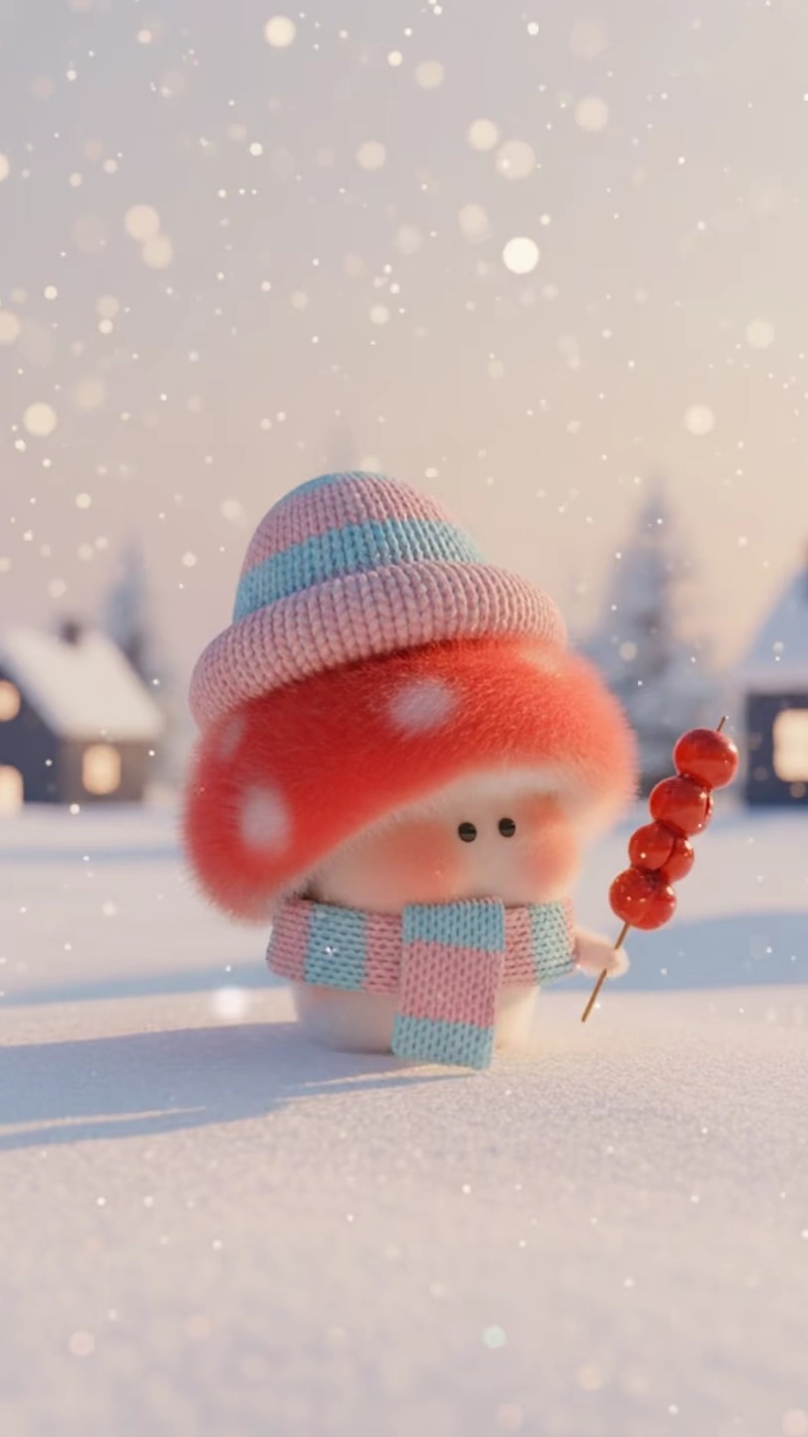 Зимняя прогулка грибочка ТуТу 