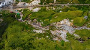 Фумарольное поле вулкана Баранского