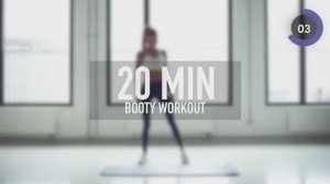 20 MIN BOOTY WORKOUT - No Equipment - Pamela Reif