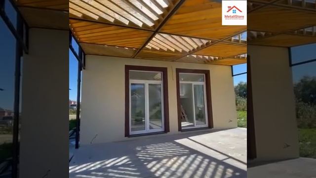 Навес в стиле хайтек