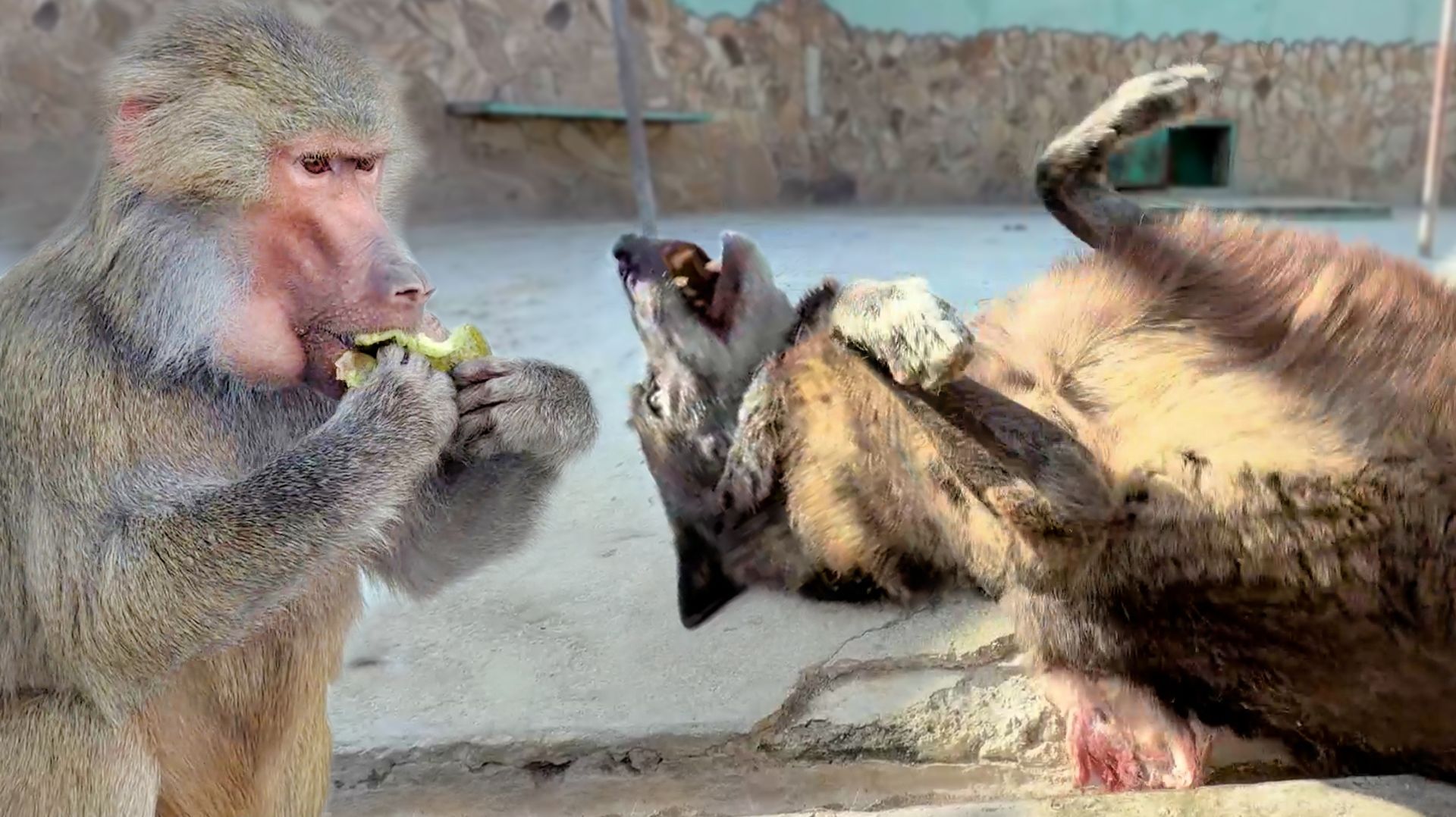 САМЫЙ СЧАСТЛИВЫЙ волк! МОЛОДОЙ ОТЕЦ, ради такой ДОБЫЧИ, забыл, что БОИТСЯ НАС! Радость хищника!