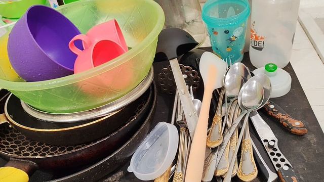 намыла посуду в деревне