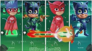 🌙 Гекко против Кэтбоя! 🔥 Битва Героев в Масках в Плитках Музыки ЭДМ Раш! 🎹