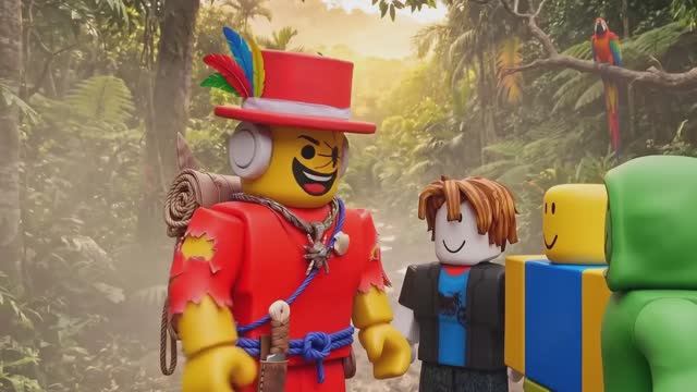 Роблок и весёлые приключения с  Невероятными историями и друзьями✨🐻🤯🏝😲🍿