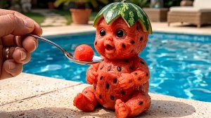 Мультики для детей. Смешные забавные фруктовые и овощные детки. Приятные звуки. Залипашки