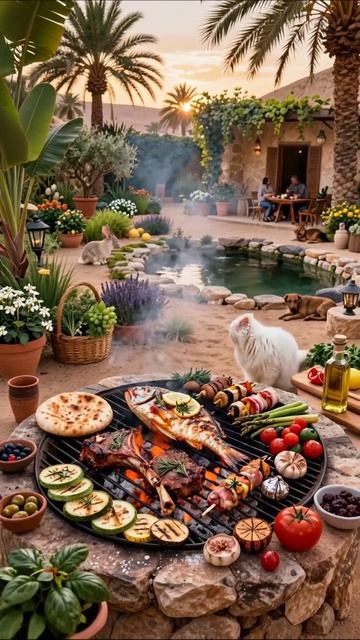 Вкусный вечер с друзьями у барбекю барбекю друзья