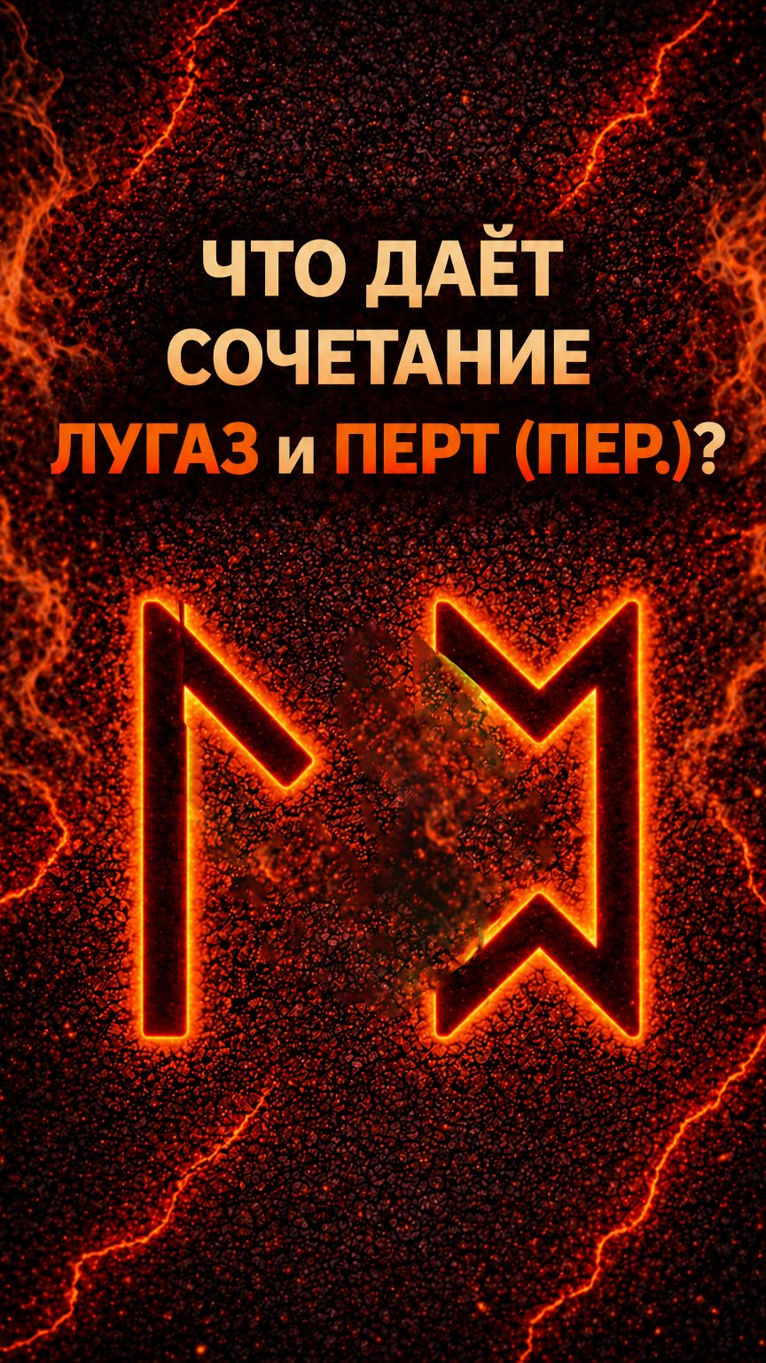 Значение рун Лагуз и перевернутой Перт