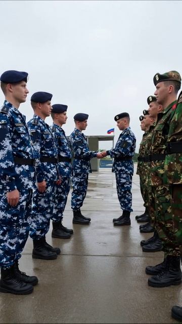 Парад войск: Традиции и единство #армия #парад #война #Россия