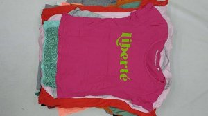 43145 Футболки м/ж, 1пак, Ex/tshi, секонд (cream/extra) оптом