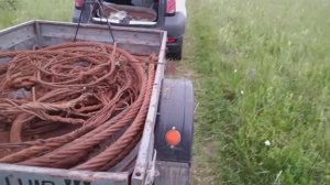 БЕРЕГ РЕКИ_УСЕЯН ТРОСАМИ_ЦЕПИ_ЖЕЛЕЗО_МЕТАЛЛ ЕСТЬ_БЕРЁМ ВСЁ_ЧАСТЬ-1  #КопМеталлавлесу #металлокоп