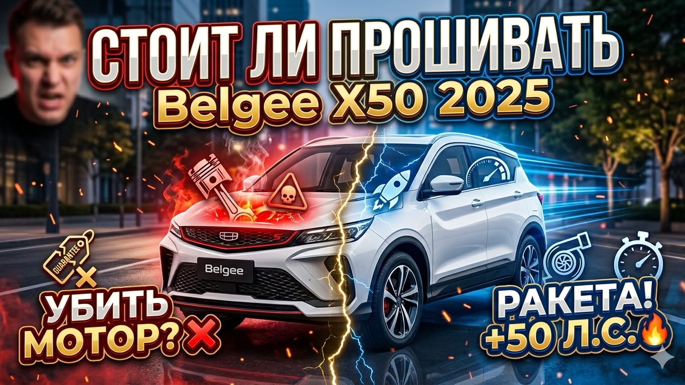 ПРОШИТЬ ИЛИ УБИТЬ?  Вся правда про чип-тюнинг Belgee X50 2025!