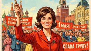 С праздником 1 мая! Роскошная музыкальная открытка.