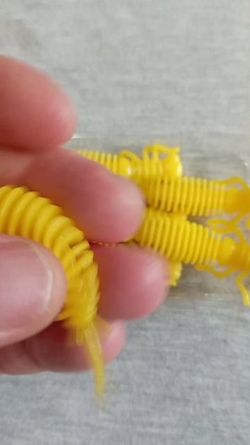 Приманка Стрекоза 76 мм желтый