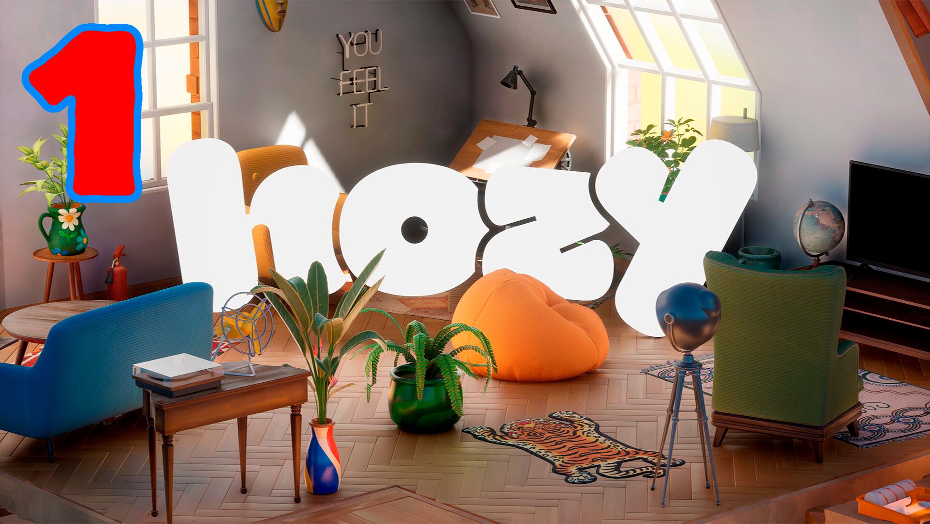 Hozy - Серия 1 - Прохождение без комментариев - Проходит игру моя девушка