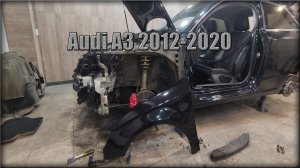 Как снять передние крылья Audi A3 2012-2020 год