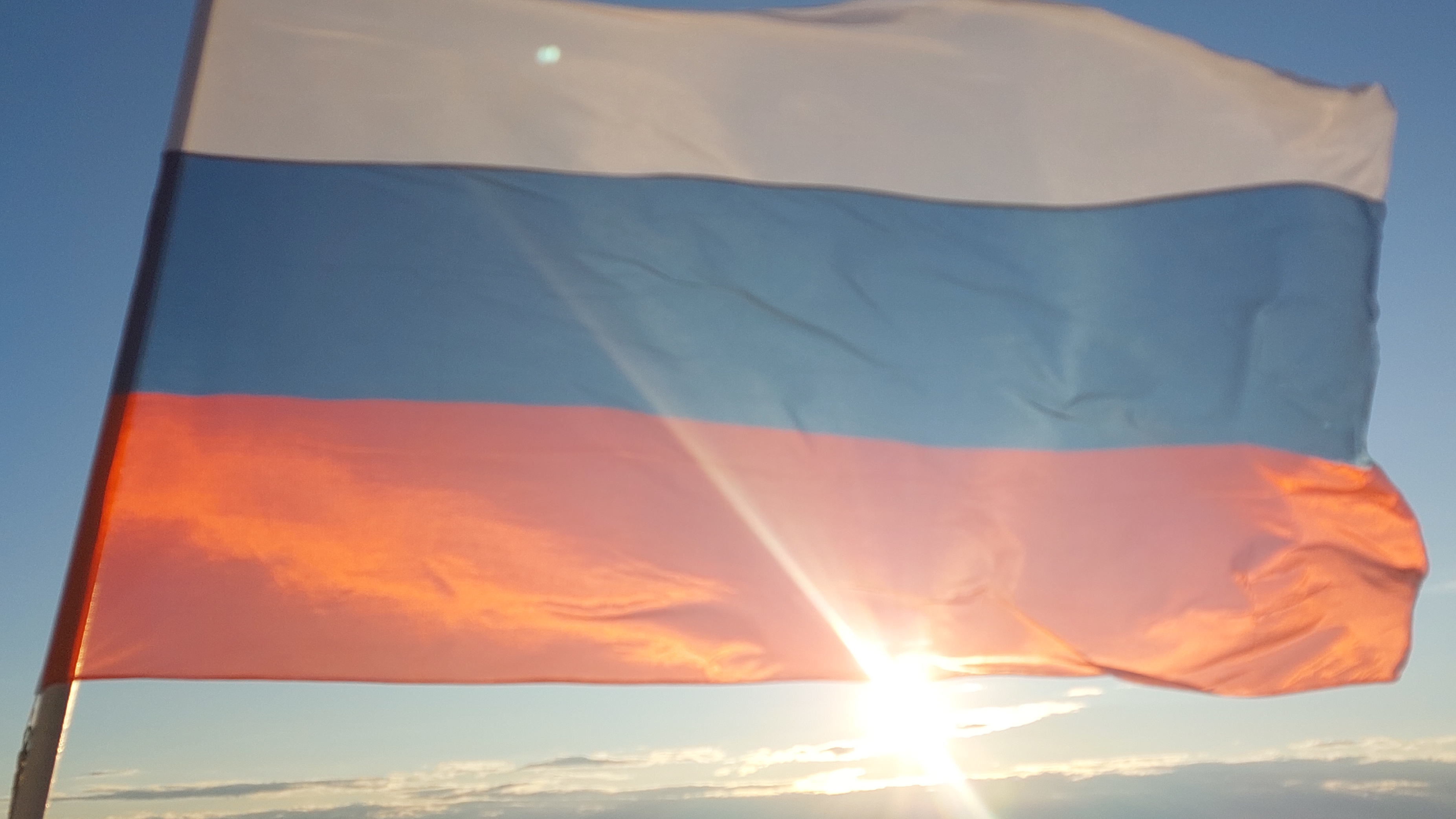 Закат на волге